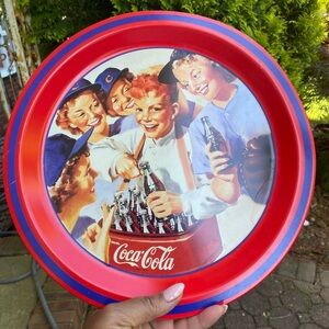 1990s Coca-Cola Vintage Serving Trays